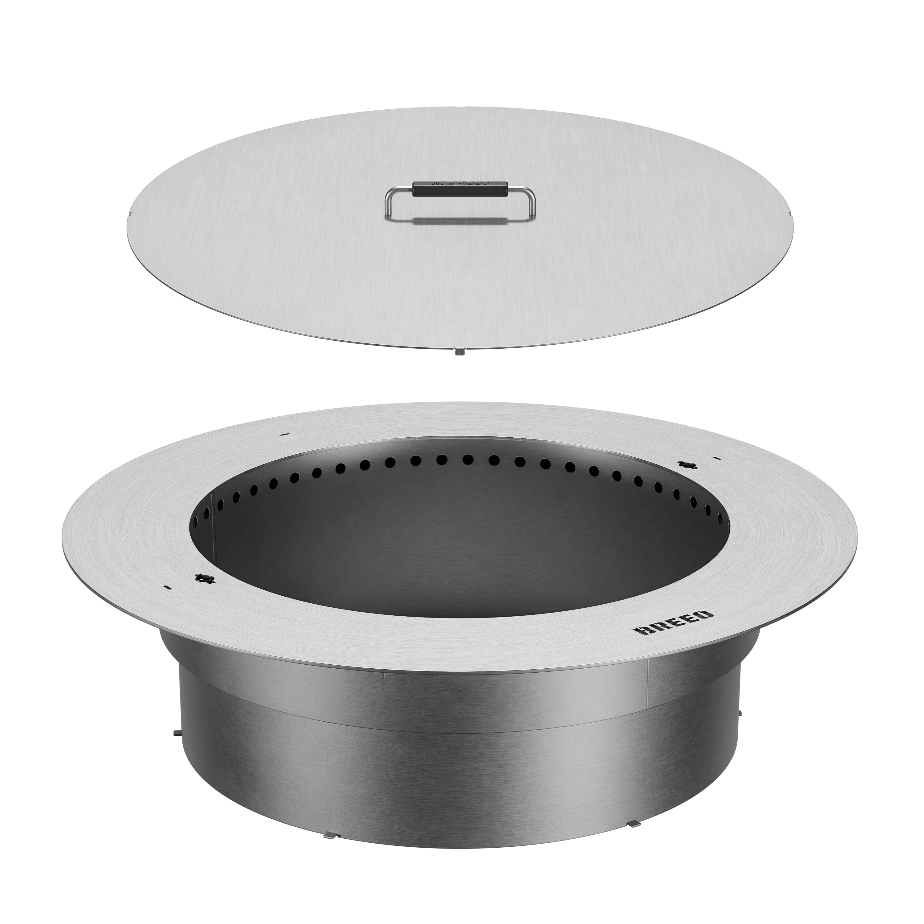 Zentro Stainless Steel Smokeless Fire Pit Insert - Image 8