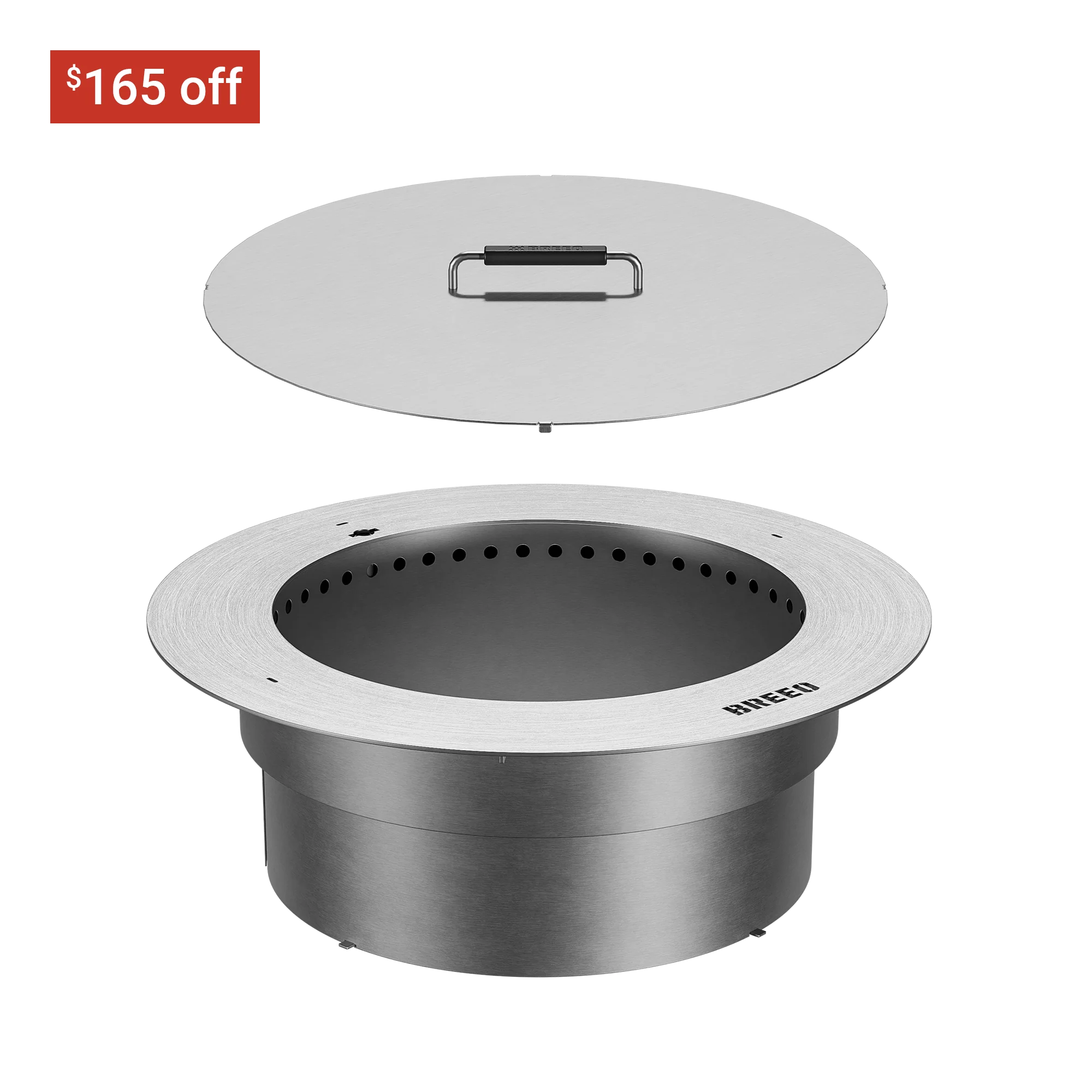 Zentro Stainless Steel Smokeless Fire Pit Insert - Image 10